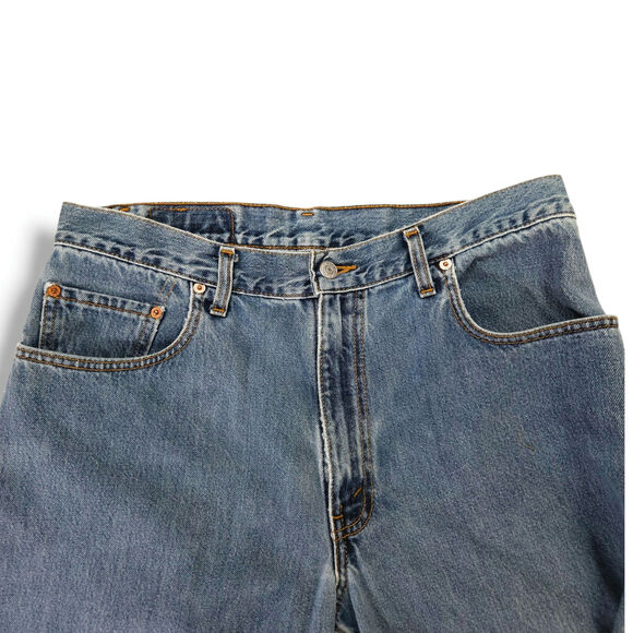 Levi’s 560 Comfort-Fit Taper Jean W34 L32 Dark Stonewash Loose Baggy Y2K Vintage - Picture 4 of 10